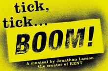 tick tick... BOOM! Yellow and black logo